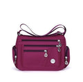 New neutral nylon fabric women's handbag Oxford cloth shoulder strap messenger bag travel bag multi-compartment leisure bag mess