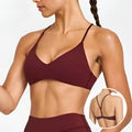 Women Fitness Backless Straps Minimal Bralette Sport Bra High Support  Gym Clothes Fitness Underwear Pilates Workout Yoga Top