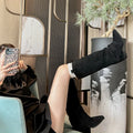 Women's long boots 2026 autumn new fashion brown short pants knight boots