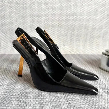 2026 European and American women's new high heels stiletto heel patent leather fashion shoes