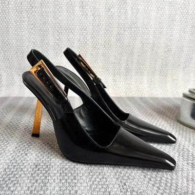 2026 European and American women's new high heels stiletto heel patent leather fashion shoes