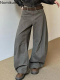 Vintage Wide Leg Pants Women's Clothes Streetwear Fashion Y2k Jeans 2025 New Bottoms Casual Denim Trousers Korean Pantalon Femme
