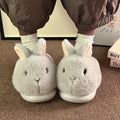 Fashion Winter Collection Cute Rabbit Shaped Women Slippers Soft and Warm Home Shoes Comfortable Fuzzy Thick Shoes for Women