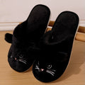 Womens Fuzzy Cat Slippers Winter Warm Cozy Indoor House Shoes With Soft Non Slip EVA Sole Cute Animal Design For Home Use