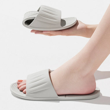 Foldable Travel Slippers for Women Men Non Slip Soft Sole Lightweight Bathroom Shower Slippers Quick Dry EVA Hotel Beach Shoes