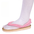 Large Size Japanese Anime Cosplay Shoes Clogs Sandals Flip Flops with Shoe Kimono Flip-flops Geta Slippers Halloween Performance