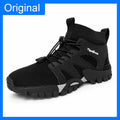Shoes Men Hiking Shoes Breathable High Cut Non Slip Travel Hiking Sports Shoes Wear-resistant Lightweight Fishing Casual Walking Shoes