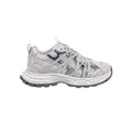 Women Chunky Sneakers Hiking Grey Navy Chunky Hiking Sneakers For Women Breathable Mesh And Synthetic Upper Lace Up Design Round Toe Non Slip Thick Sole Casu