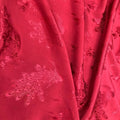 Pajamas Silky Sewing Fabric Chinese Style Peacock Pattern Rayon Jacquard Fabric By The Meter Pajamas Clothing for Sewing Thin Plain Smooth Satin Cloth Silky