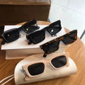 New Women Rectangle Sunglasses Brand Designer Retro Sun Glasses Female Lady Eyeglass Cat Eye Driver Goggles
