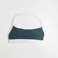 Ctenkevet Summer Women's Color Clash Quick-Dry Crop Top Sleeveless Backless Gym Bra for Outdoor Running Sports Underwear Woman