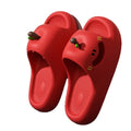 Cartoon Apple Thick Bottom Indoor Slippers Women Summer Soft Cloud EVA Home Slippers Woman's Cute Candy Color House Slides 2026