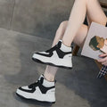 7.5cm Elevated Heel Women's Shoes Lightweight Elegant Thick Bottom Casual Shoes Dad Sneakers Spring Summer Autumn Fashion Trend