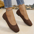 Women Square Toe Flat Shoes Trendy Leopard Print Design Slip-on Lightweight Non-slip Daily Commute Casual Loafers