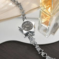 Creative Ladies Bracelet Alloy Watch Adjustable Elegant Women Style Quartz Movement Fashion Accessory Quartz Watch
