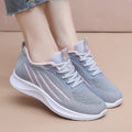 Women's Breathable Mesh Sports Shoes, lightweight and Soft Sole Sports Casual Shoes, Women's Lace-Up Casual Running Shoes