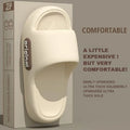 Cozy Solid Color Slippers Soft Sole Platform Slippers of Cloud feeling Pillow Slides Extra Soft House Slippers Women