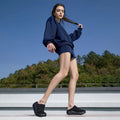 Summer Breathable Women's Shoes Lightweight Mesh Women's Shoes Fashion Outdoor Soft-Soled Slippers Casual Women's Socks Shoes 43