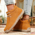 Women's Moccasins Casual Comfortable Slip on Casual Flats Shoes Wear-resistant Lightweight Outdoor Loafers Womens Walking Shoes