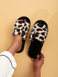 2026 Fashion Women Slippers Cotton Plush Warm Female Light EVA Flat Bottom Non-slip Comfortable Slides Winter Autumn House Shoes