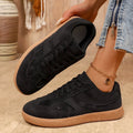 Retro Brown Platform Sneakers Women 2026 Flat Trend German Training Shoes Woman Plus Size 43 Thick Sole Vulcanize Shoes
