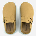 Fashion Women's Suede Mules Slippers New Lady Sandals Outdoor Beach Slides Home Shoes Four Season Soft Sole Non-slip Breathable
