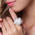 Jewelry set for women 925 sterling Silver Jewelry set for women flower Pendant bangle earrings rings bracelet necklaces fashion party Christmas Gifts