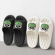 Four Season Bathroom Anti Slip Slippers Women's EVA Slide Slippers - Frog Soft Comfortable Non-Slip Indoor/Outdoor House Shoes