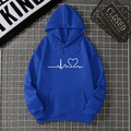 2025 Winter New Women's Hoodie High Street Unisex Style Double Pockets Sweatshirts Outerwear Plus-Size Women's Clothing CYXX247