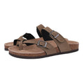 Women's Sandals Shoes Crestar Women's Suede Clogs Leather Mules Cork Footbed Sandals Potato Shoes with Arch Support Fashion Leather Mules Shoes