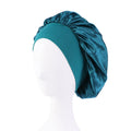 Satin Bonnet for Sleeping New Satin Wide Brim Nightcap Silky Bonnet Hair Wrap for Sleeping Sleep Cap With Elastic Soft Band Styling Cap Hair Wrapping Tool