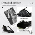 SWDZM Girls Latin Dance Shoes Tango Ballroom Shoes Ladies Girls Salsa Sandals Soft Sole Dancing Shoes for Women Dance Shoes