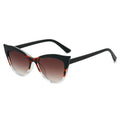 Personality Cat Eye Color Blocking Sunglasses for Women Vintage Stylish Outdoor Party Club Show Men Sunscreen Sun Glasses