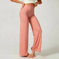 DFHKN Logo Scrunch Straight Leg Pants Butt Lifting Sculpting Wide Leg Leggings Gym Yoga Jogging Push Up Women Baggy Sweatpants