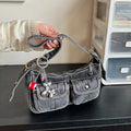 Fashion Handbag Retro Denim Bag Underarm Bag Crossbody Bag Spicy Girl Y2K Cloth bolsas Shopping Сумка 2026 Purses and Handbags