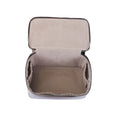 Makeup Bag Cosmetic Ladies Saffiano Split Leather Travel Toiletry Case Bag Portable Hanging Makeup Organizer Box Dopp Kit Cosmetic Bag For Women