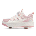 Girls Roller Skates Four-wheel Detachable Roller Shoes Children Outdoor Sports Wear-resistant Entertainment Wheel Shoes for Kids