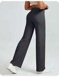 Yoga Pants for Women High Waisted Straight Leg Yoga Pants for Women, Naked Feeling Butt Lifting Loose Fit Workout Trousers, Slimming Gym Pants
