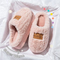 Winter Warm Slippers Women Men Fluffy Plush Home Shoes Cushion Midsole Anti-Slip Flexible Sole Thermal Indoor Bedroom Mules