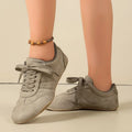 Fall 2026 New Sneaker Round Toe Lace-Up Super Soft Flats