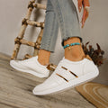 Women Sneakers Lightweight Platform Sneakers Women Leather Patchwork Casual Sport Shoes Ladies Outdoor Running Vulcanized Shoes