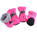 4pcs Dog Shoes Outdoor Anti-Slip Waterproof Rain Boots Winter Puppy Socks Warmth Soft Breathable Shoes Pet Accessories