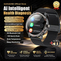 Watch 2026 New Sports Health Trackr Smart Watch Men Uric Acid Blood Fat Blood Pressure ECG+PPG Clock Body Analysis HD Call Smartwatch