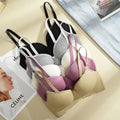 Women Lingerie FINETOO Women Underwear Small Chest Sexy Push Up Lingerie Seamless Bra for Women Comfortable Everyday Bra Thick Bralette 32-38AB