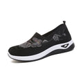 Women's Soft Mesh Light Flat Walking Shoes Bow Detail Breathable All Seasons Daily Shopping Outdoor Casual Mom Sneakers
