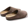 Crestar New Women's Slippers Fashion Spring Thick Sole Casual Flat Shoes Outdoor Beach Sandals Brand Suede Clogs Mules Slippers