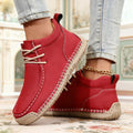 Women's Moccasins Casual Comfortable Slip on Casual Flats Shoes Wear-resistant Lightweight Outdoor Loafers Womens Walking Shoes