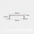 96-320mm Pitch-row Long Cabinet Door Handle Modern Simple Handles for Wardrobe and Drawer Dresser Zinc Alloy Shoe Cabinets Pulls