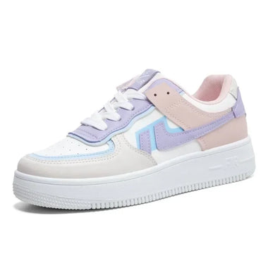 Spring Autumn Fashion New Casual Comfortable Round Toe Thick-soled Breathable Sports Shoes with Random Letters on The Upper