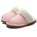 Evshine Women Plush Cotton Slippers Winter Indoor Warm Soft House Slipper Comfort Memory Foam Slides Outdoor Fur Fuzzy Flat Shoe